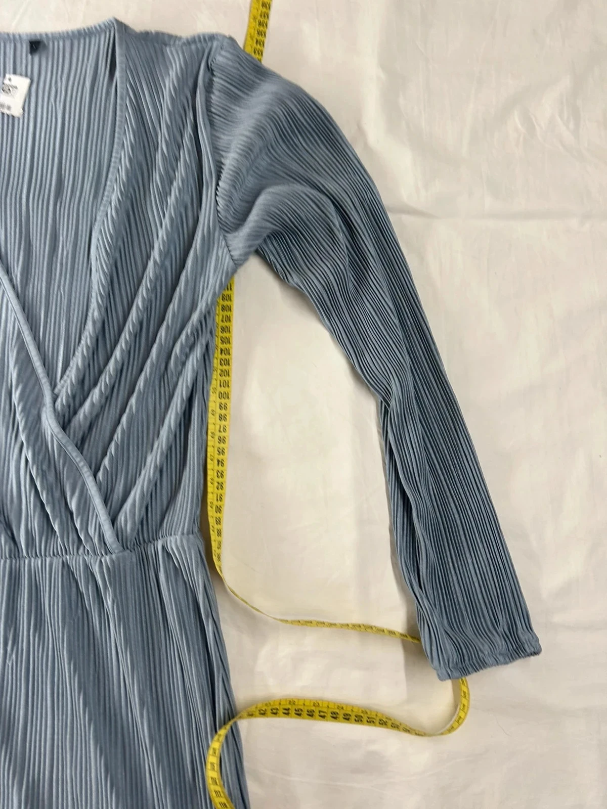 Robe vintage bleu clair taille L – photo 5